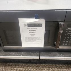 1.9 cu. ft. Over the Range Microwave in Black Slate with Sensor Cooking. Fingerprint Resistant