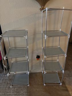 2 shoe racks
