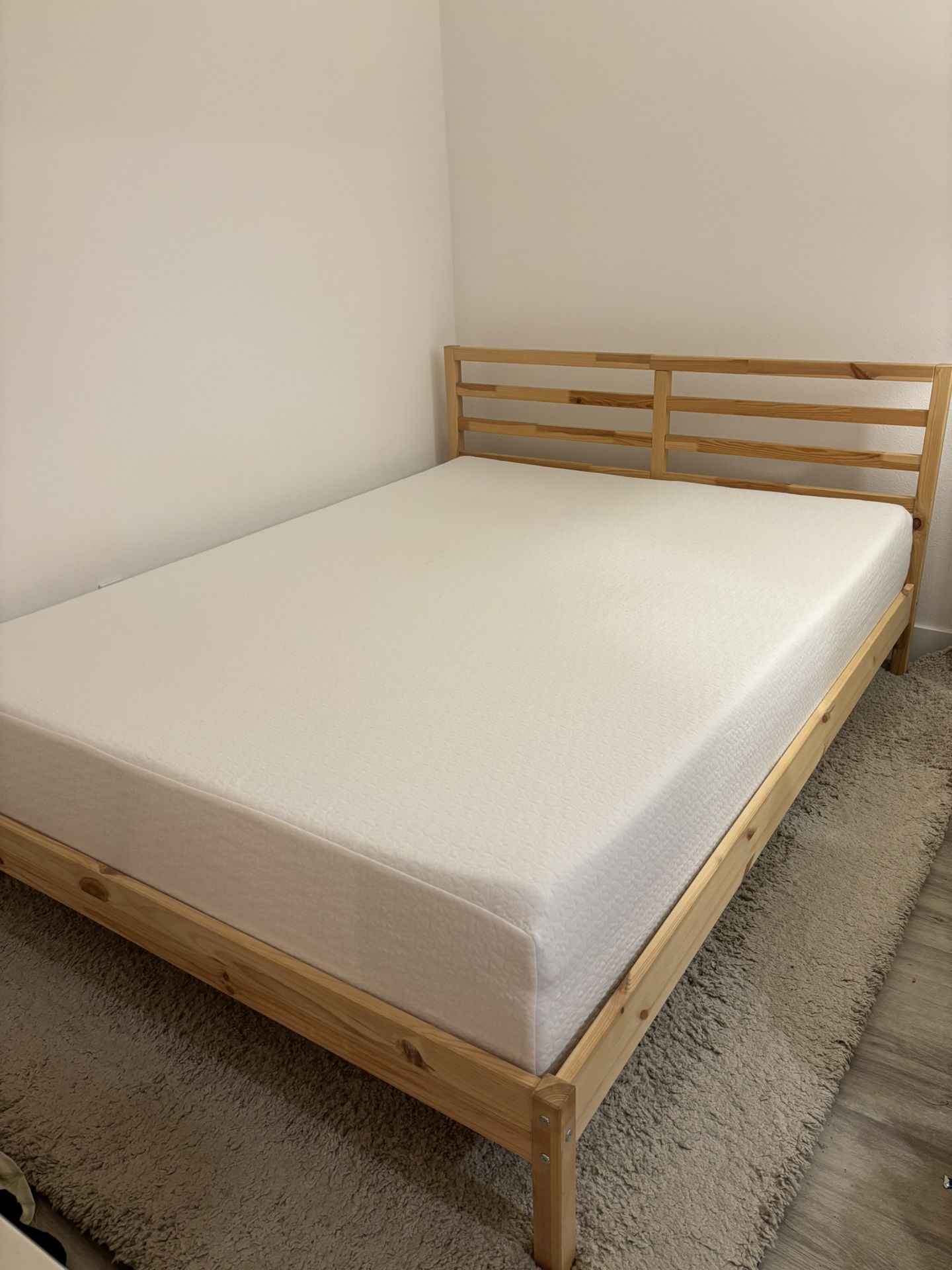 Ikea Tarva Bed Frame, Queen - PICKUP BY FRIDAY