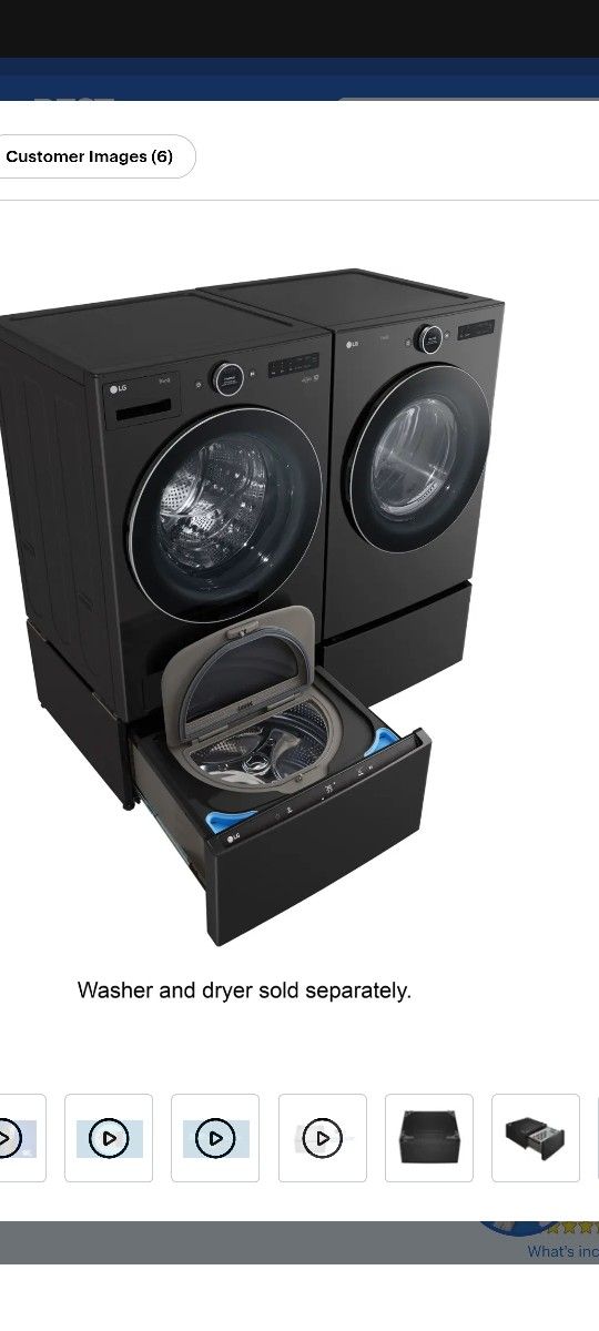 LG Sidekick Pedestal Washer