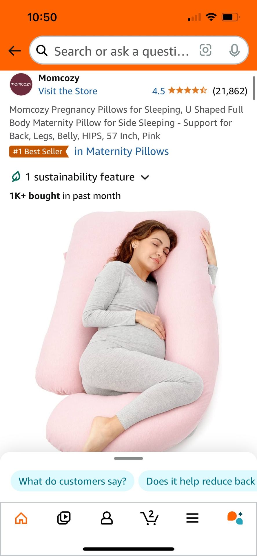 pregnancy pillow