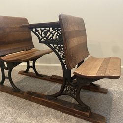 Antique School Desk
