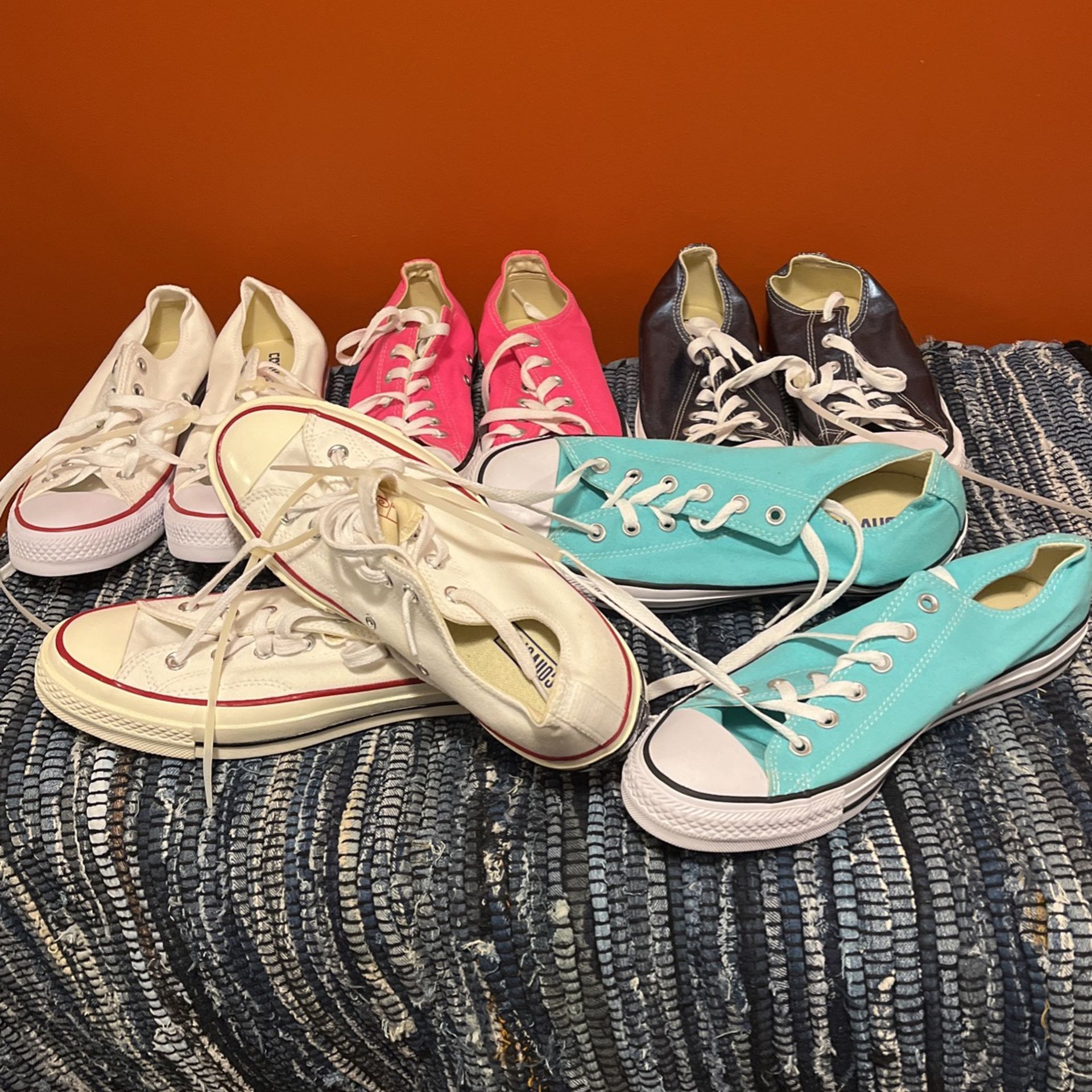 All Size 8 Converse Different Colors 