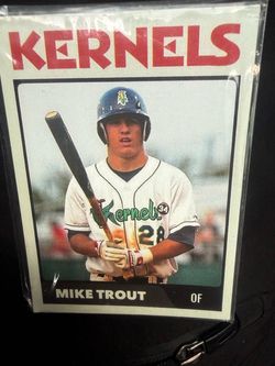 Mike Trout Cedar Rapids Kernels Baseball Card