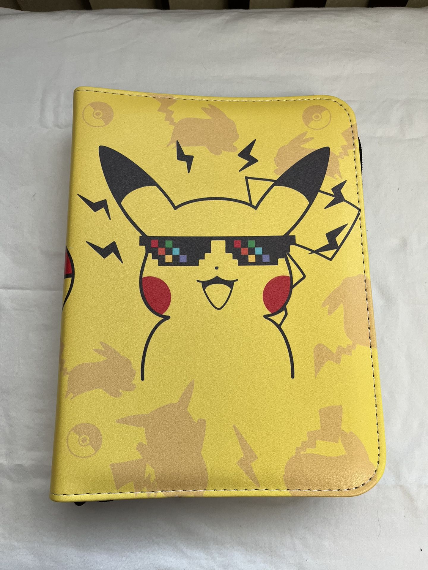 Brand New Pokemon Trading Card Binder for Collector, Card Book Holder with 4-Pocket for TCG Cards and Sports Trading Card