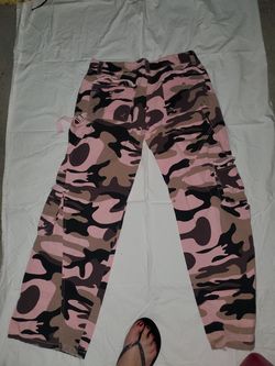 Are posted pink cameo pants