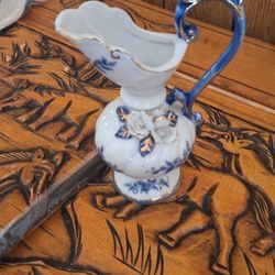 Vintage Fine Lego Porcelain Dainty Pitcher