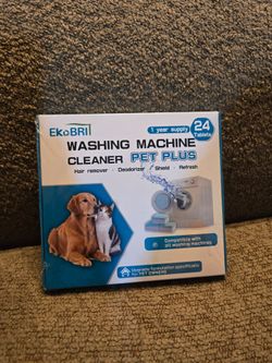 Enzyme Containing Washing Machine Cleaning Tablets for Pet Hair 24 Tablets 1 Yr