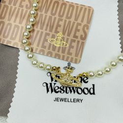 Brand new white pearl single-layer necklace