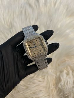 40mm natural diamond cartier