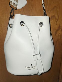 Kate Spade Cream Leather Bucket Purse