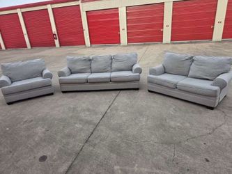 Couch, loveseat and chair