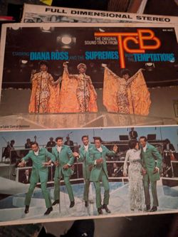 TCB Soundtrack Vinyl LP – Diana Ross & The Supremes with The Temptations