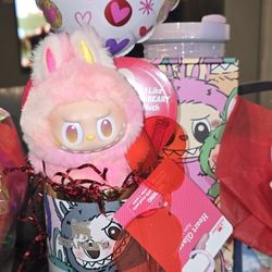 Valentine's Day Gift Baskets 🥰💕 100% Authentic LABUBUS & BABY THREE