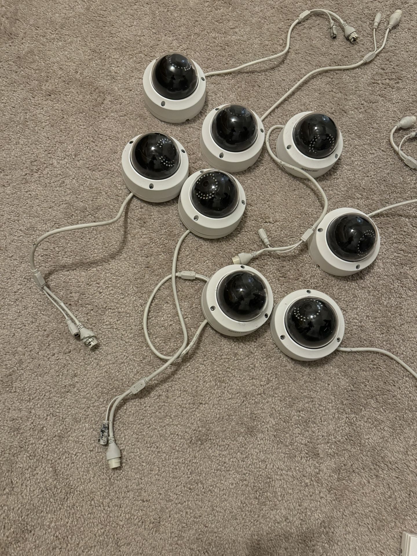 8 total - HIKVISION IR Network Cameras ($70 each)