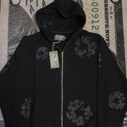 Denim Tear Hoodie Zip Up