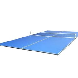 New JOOLA Ping Pong Conversion Top with Net Set for Billiard and Pool Tables - Regulation Top Converts Billiards into Ping Pong Table - Includes Foam 