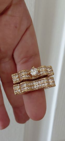 Brand new staniless steel 2 peices ring size 7