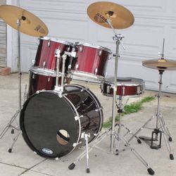 FREE DELIVERY! PDP Pacific Drum Set w/ Sabian Cymbals and Hardware