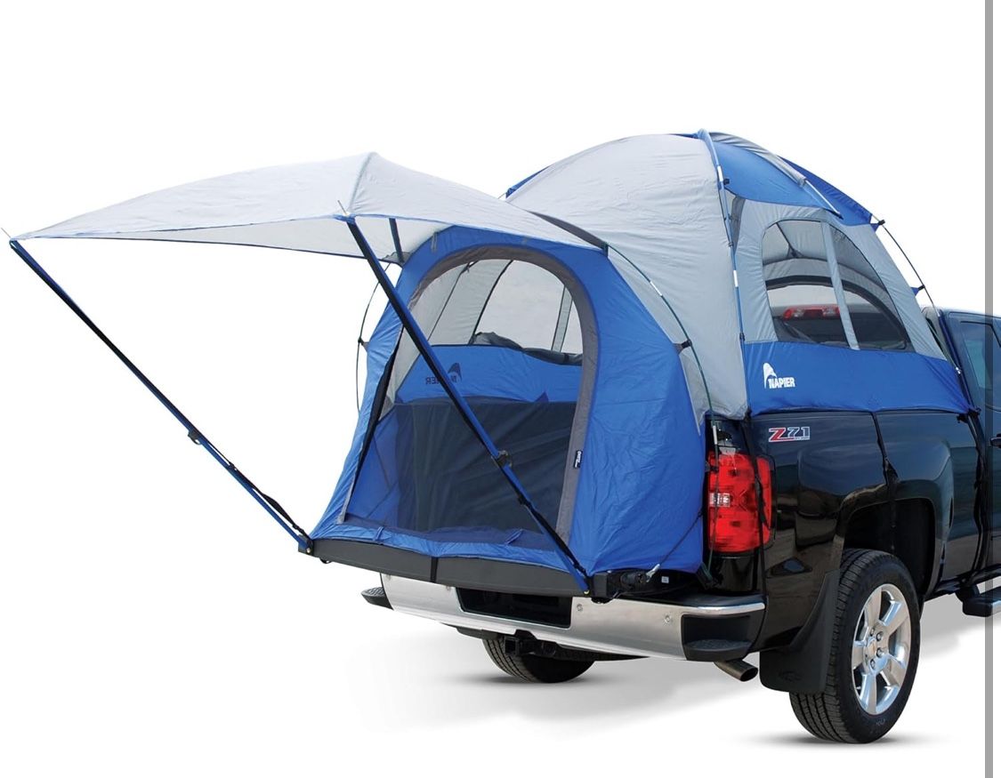 Truck bed Tent & Air Mattress. Used Once