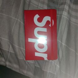 Supreme Moleskin Notebook.