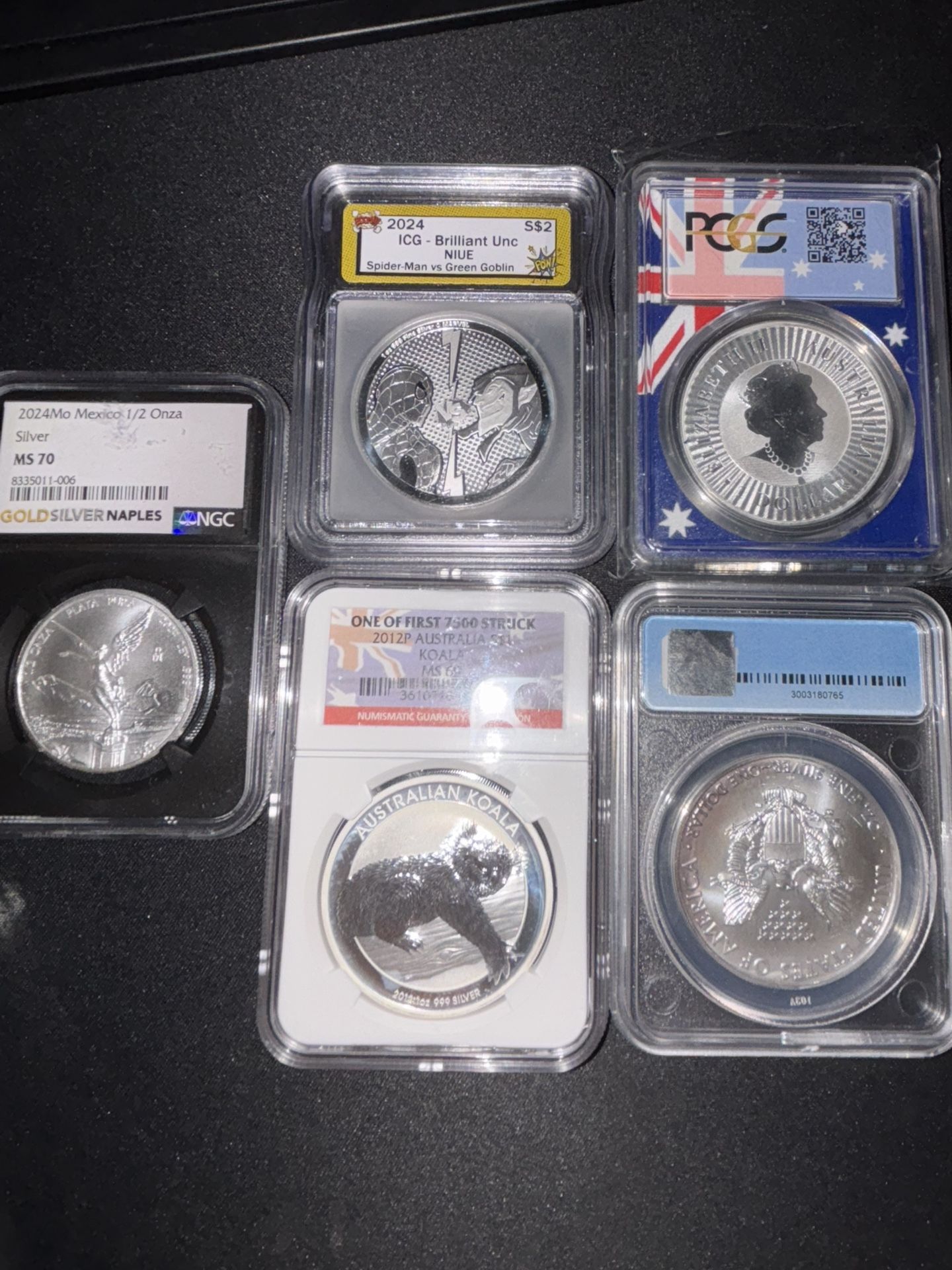 NGC&PCGS 1oz SILVER COINS