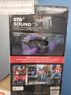 🚨 Monster Rockin’ Roller 270 Bluetooth Speaker – Only $199 or $1 to TAKE IT HOME + Save $100 Instantly with Full 1-Year Warranty