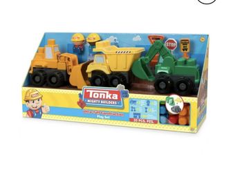 New In Box Tonka Ultra Tuff Construction Play Set $20