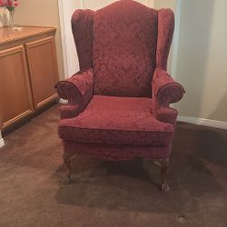 2 identical Wingback chairs Both for 100