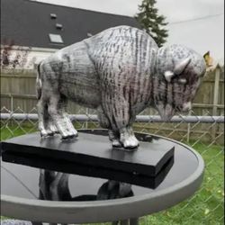 The Silver Buffalo Statue