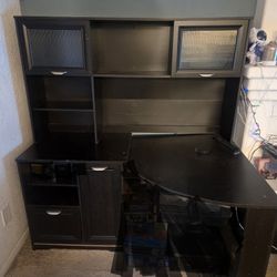 Computer Desk, Light TLC and Like New !! 