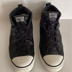 Leather Chuck Taylor Converse  3/4  Hightop