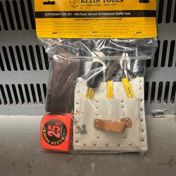 Electrician Tool Set With Pouch And 10 Tools  Klein