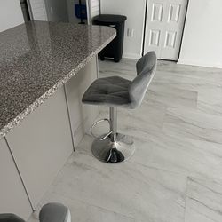 Gray Bar Stool/Chairs