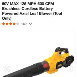 Dewalt 60v Leaf Blower