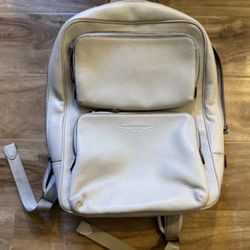 Coach Gotham Leather Backpack **Cream**