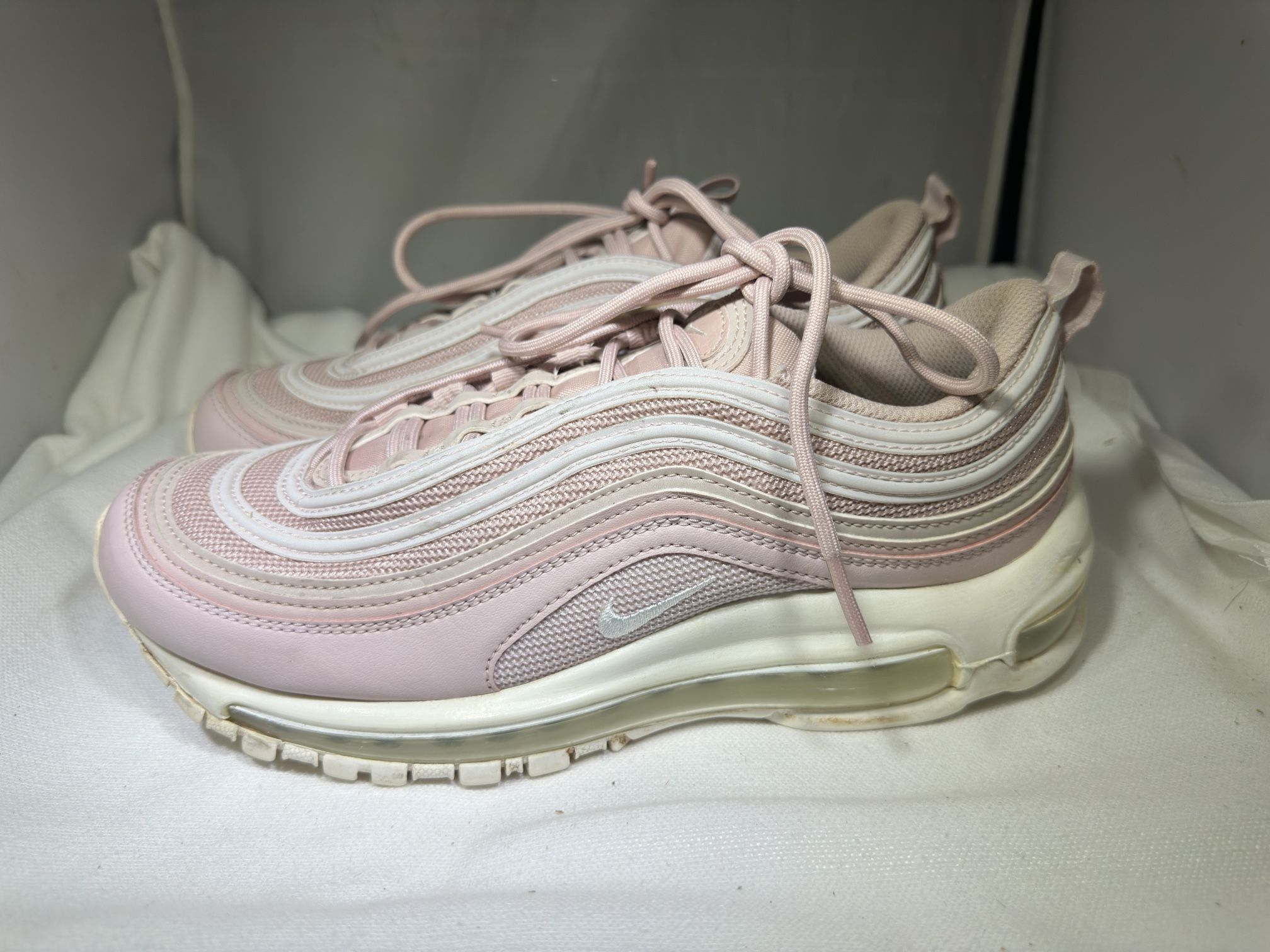 PreOwned Nike Air Max 97 Pink Oxford Women's Casual Lifestyle Shoes