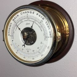 Brass Schatz Barometer 