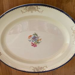 Serving Platter; Antique Stetson China 