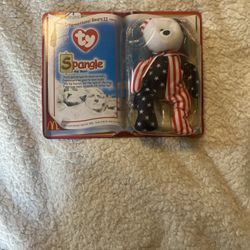 VTG TY Beanie Baby Rare Spangle The Bear McDonalds 1999 New In Box