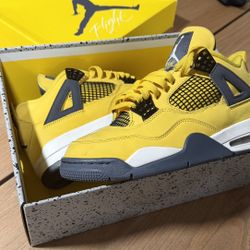 Jordan 4 Lightning Yellow