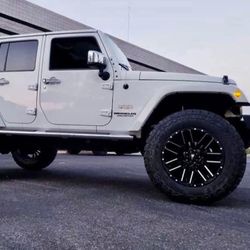 Jeep Wheels Tires Lift Kits Accessories Leveling Kits Lights Side-steps Air-bag Kits Intakes Installations 