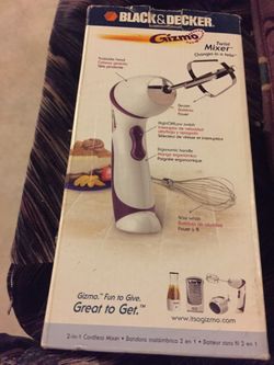 Black and Decker 2-in1 Cordless Mixer