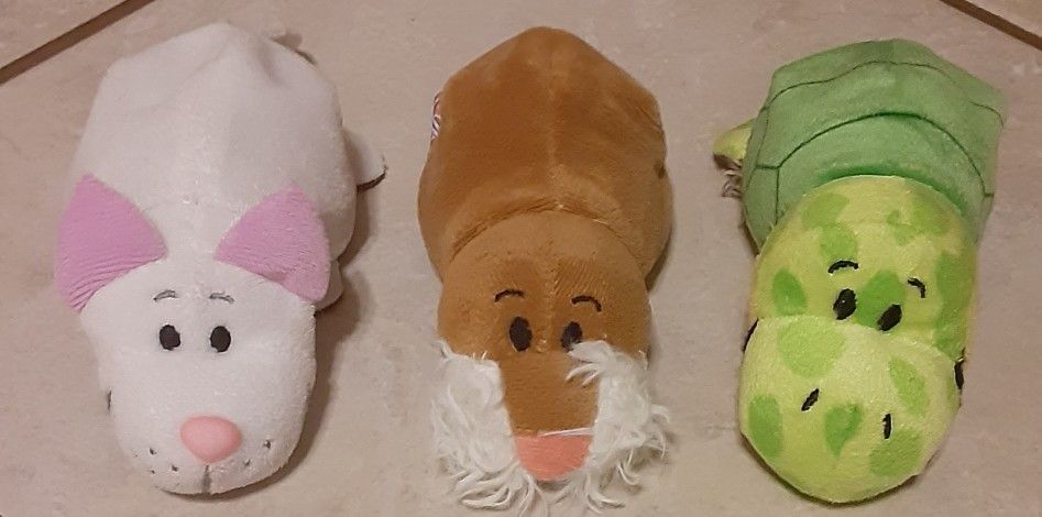 3 Little FlipZees Reversible Plush Animals by Jay at Play 2015