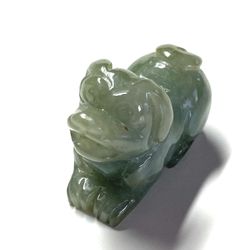 Jade Jadeite Dog Pendant Necklace 90019
