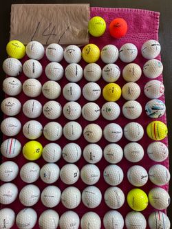 Batch#141 - 74 premium & mixed highly playable GOLF balls