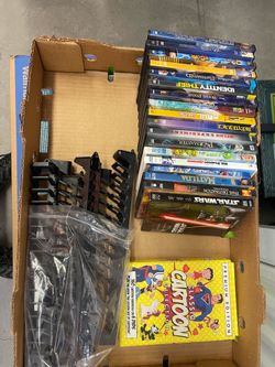 DVDs-& holder