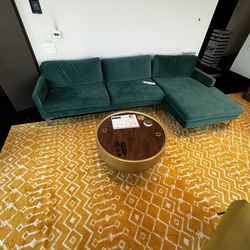 Green Sectional Sofa On Sale- $500