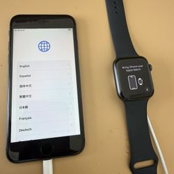 IPhone And Apple Watch SE 