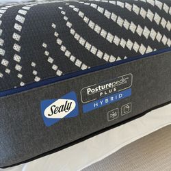 Sealy Posturepedic Plus Hybrid Plush King Mattress Brand New 